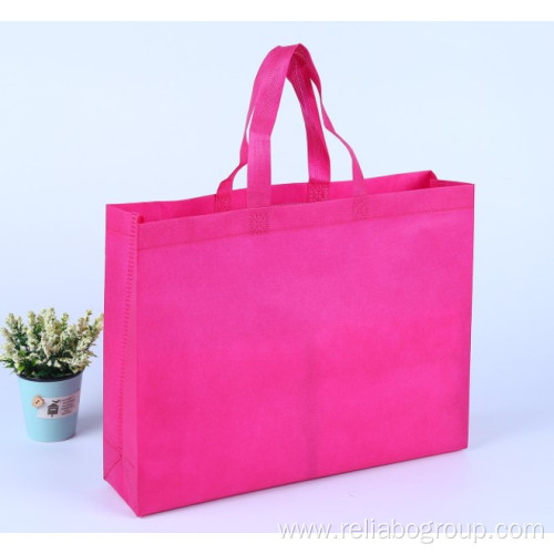 Cheap tote printed recyclable non-woven shopping bags